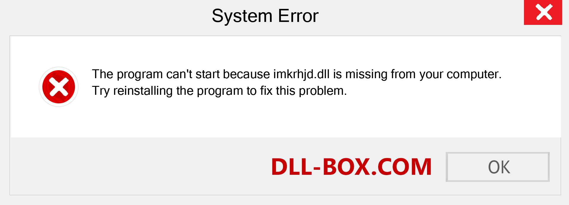  imkrhjd.dll file is missing?. Download for Windows 7, 8, 10 - Fix  imkrhjd dll Missing Error on Windows, photos, images