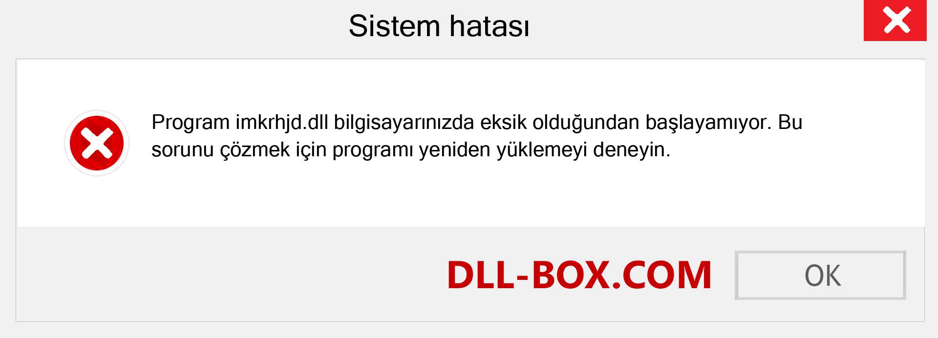 imkrhjd.dll dosyası eksik mi? Windows 7, 8, 10 için İndirin - Windows'ta imkrhjd dll Eksik Hatasını Düzeltin, fotoğraflar, resimler